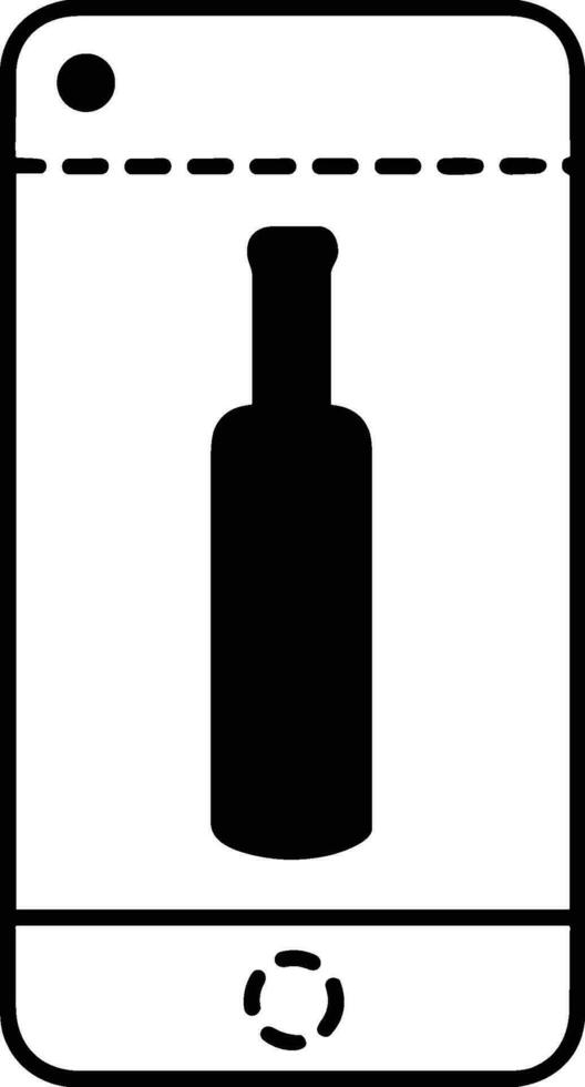 Bottle drink icon symbol vector image. Illustration of the drink water bottle glass design image