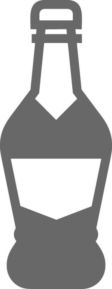 Bottle drink icon symbol vector image. Illustration of the drink water bottle glass design image