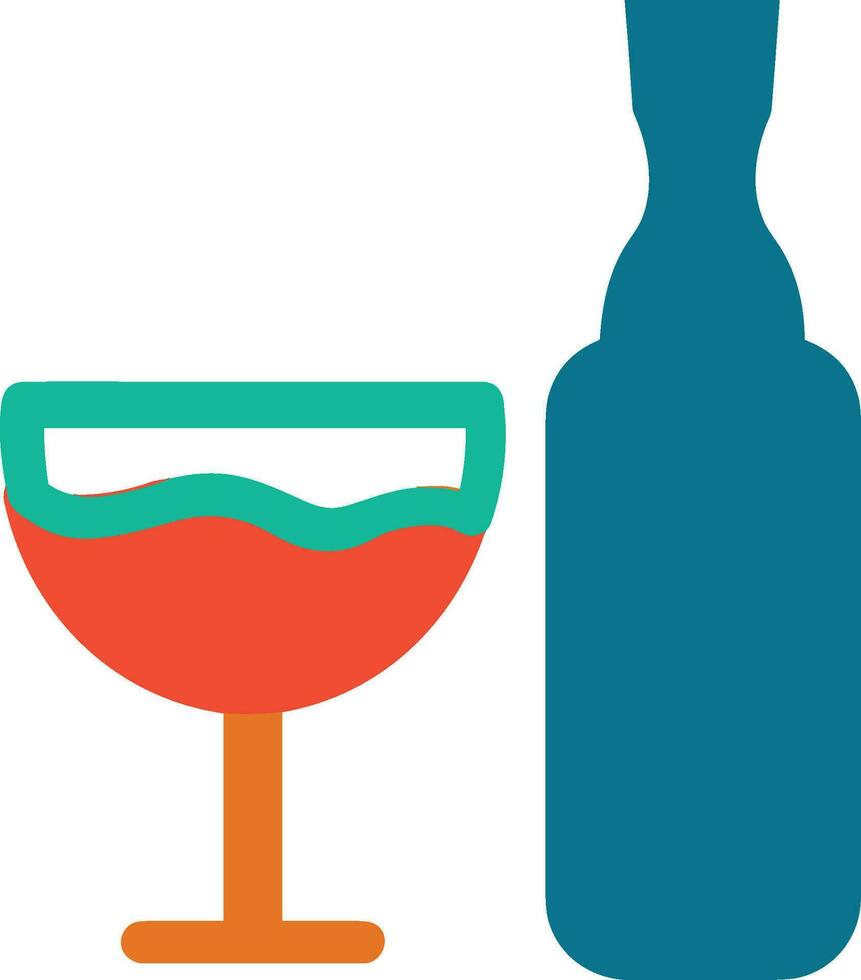 Bottle drink icon symbol vector image. Illustration of the drink water bottle glass design image