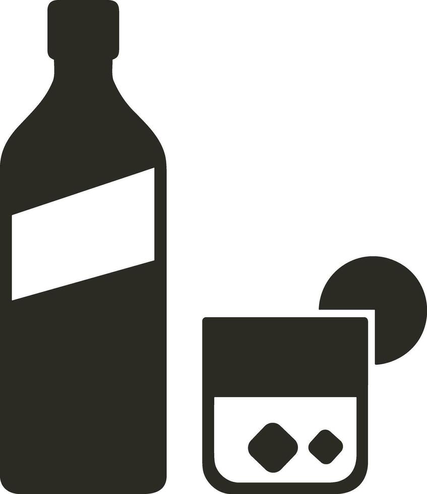 Bottle drink icon symbol vector image. Illustration of the drink water bottle glass design image