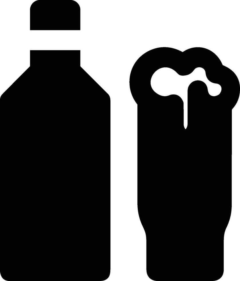 Bottle drink icon symbol vector image. Illustration of the drink water bottle glass design image