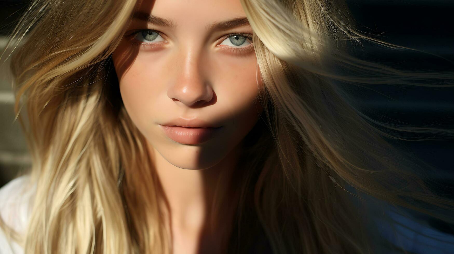 AI generated Portrait of a Beautiful Woman in a Stylish Trendy Fashion Bodycon Dress. photo
