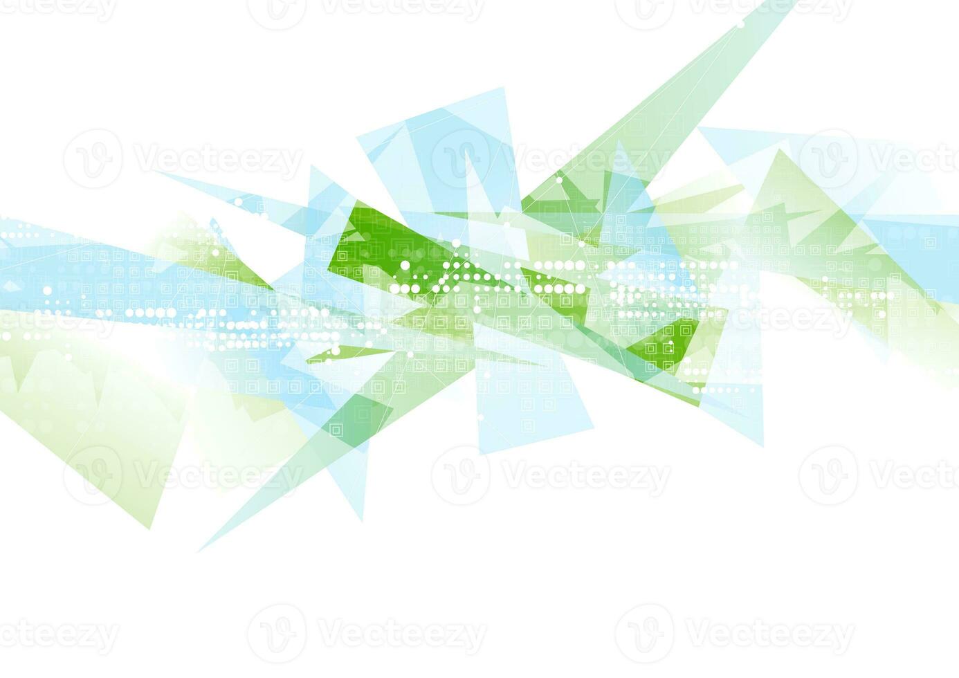 Abstract hi-tech geometric polygonal shapes background photo