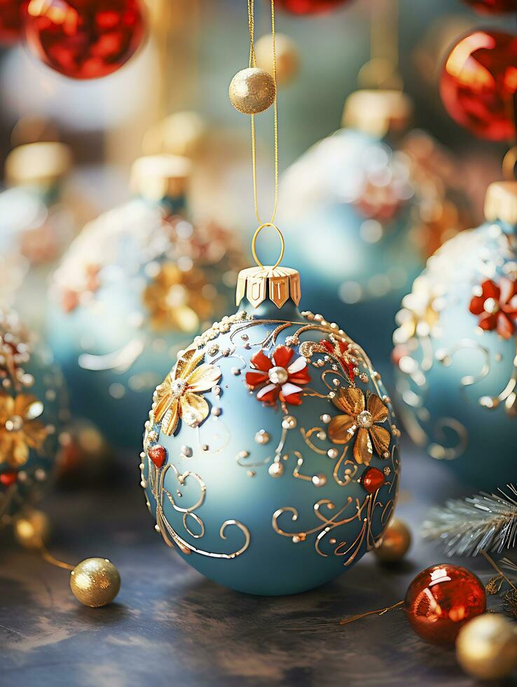 Festive Christmas Decoration Ideas for a Merry Holiday Season. Ai Generated. photo