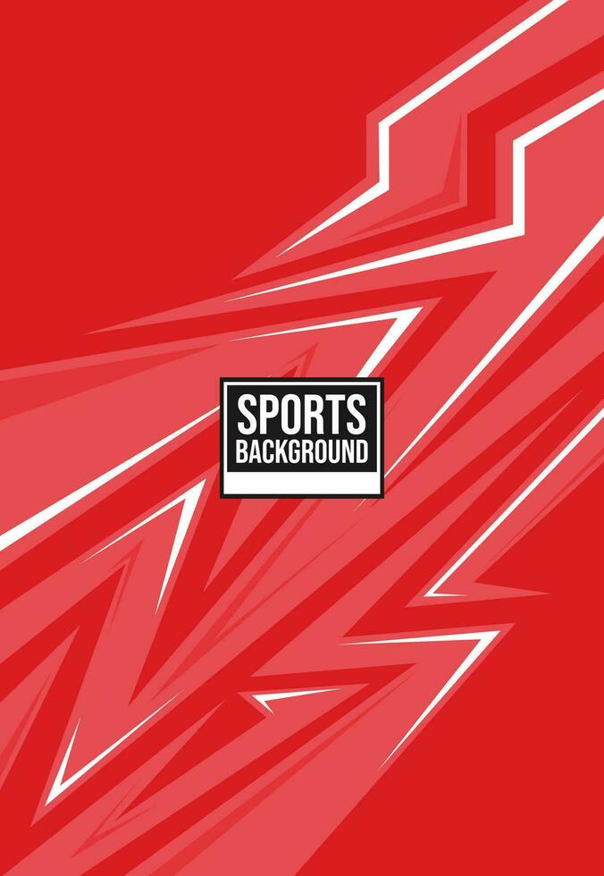 Sports red background for jersey design vector