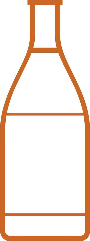 Bottle drink icon symbol vector image. Illustration of the drink water bottle glass design image