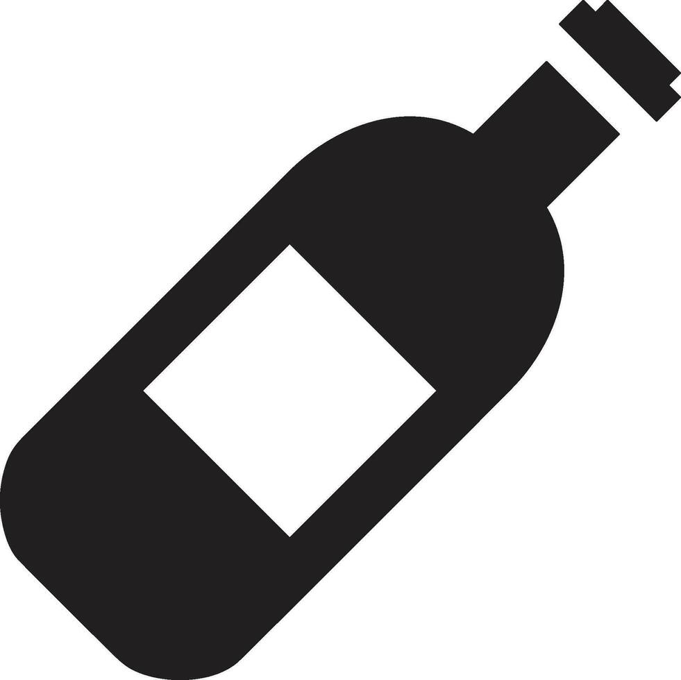 Bottle drink icon symbol vector image. Illustration of the drink water bottle glass design image