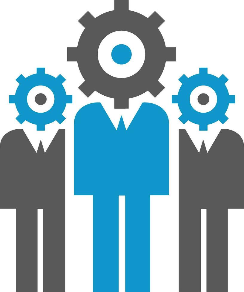 Gear setting symbol icon vector image. Illustration of the industrial wheel mechine mechanism design image