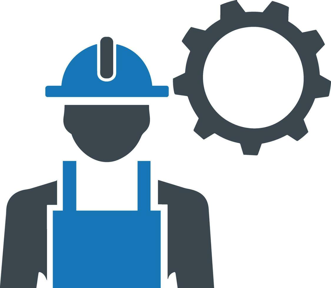 Gear setting symbol icon vector image. Illustration of the industrial wheel mechine mechanism design image