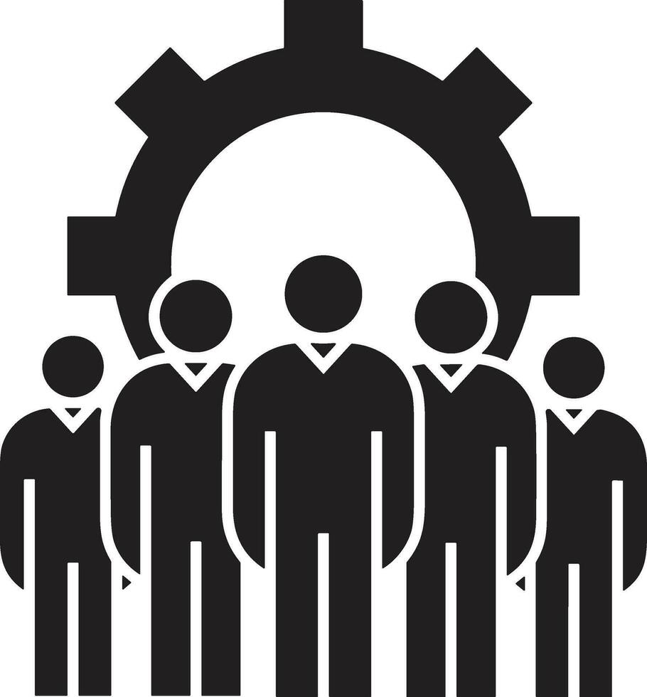 Gear setting symbol icon vector image. Illustration of the industrial wheel mechine mechanism design image