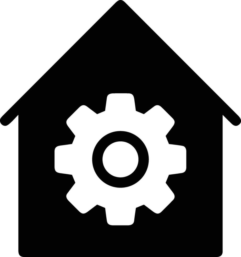 Gear setting symbol icon vector image. Illustration of the industrial wheel mechine mechanism design image