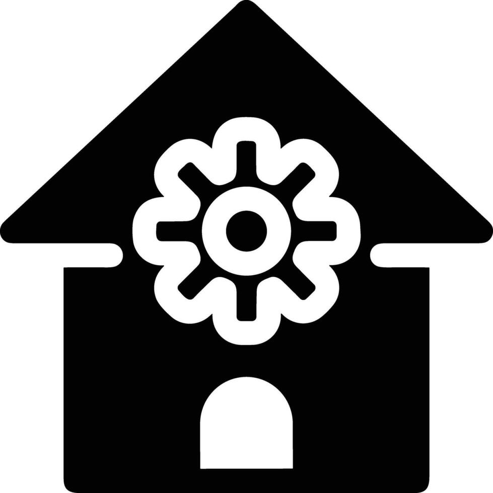 Gear setting symbol icon vector image. Illustration of the industrial wheel mechine mechanism design image