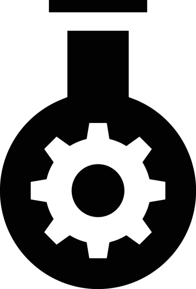 Gear setting symbol icon vector image. Illustration of the industrial wheel mechine mechanism design image
