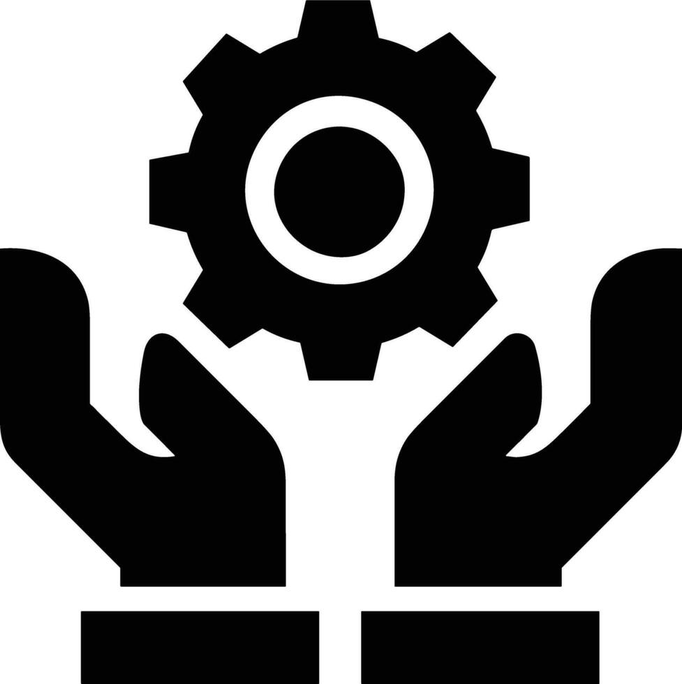 Gear setting symbol icon vector image. Illustration of the industrial wheel mechine mechanism design image