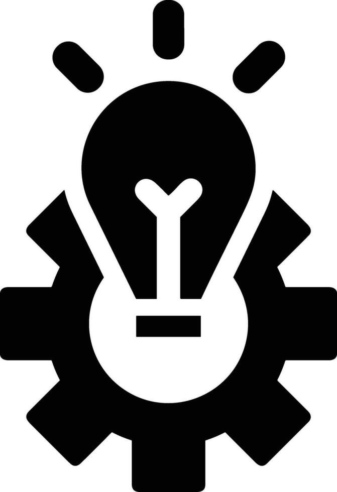 Gear setting symbol icon vector image. Illustration of the industrial wheel mechine mechanism design image