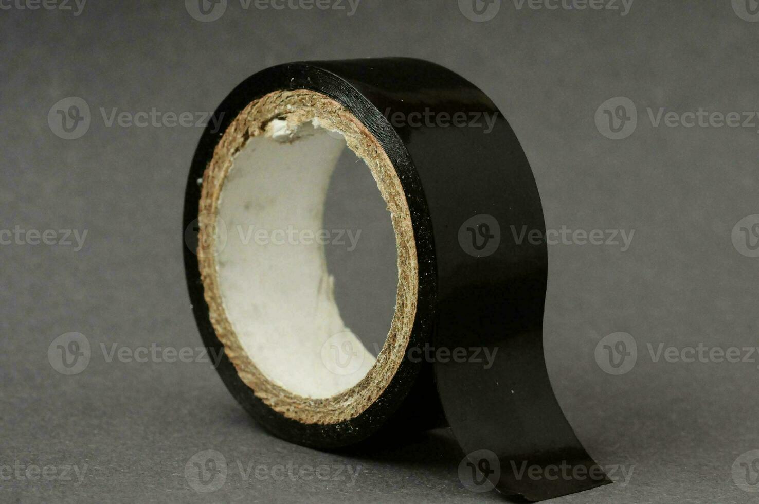 a black tape with a white adhesive on it photo