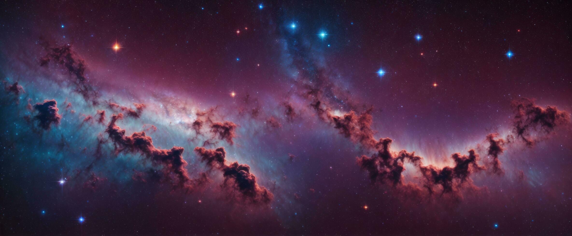 Deep space. AI Generated photo