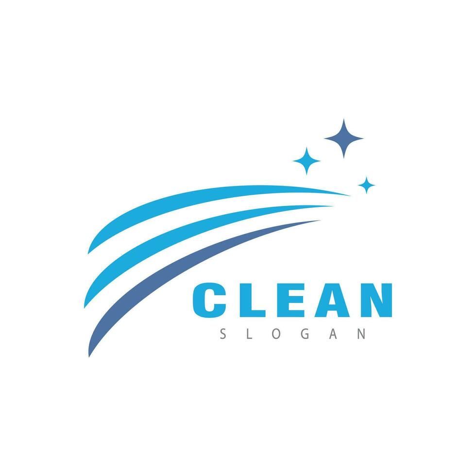 limpieza logo modelo vector símbolo naturaleza