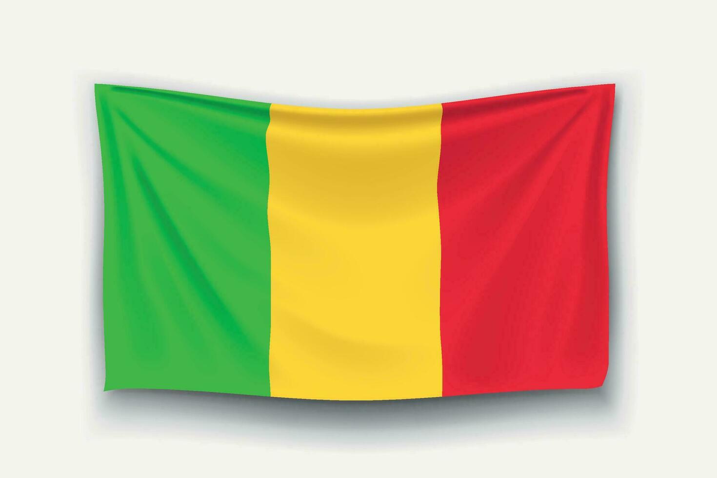 flag of mali vector