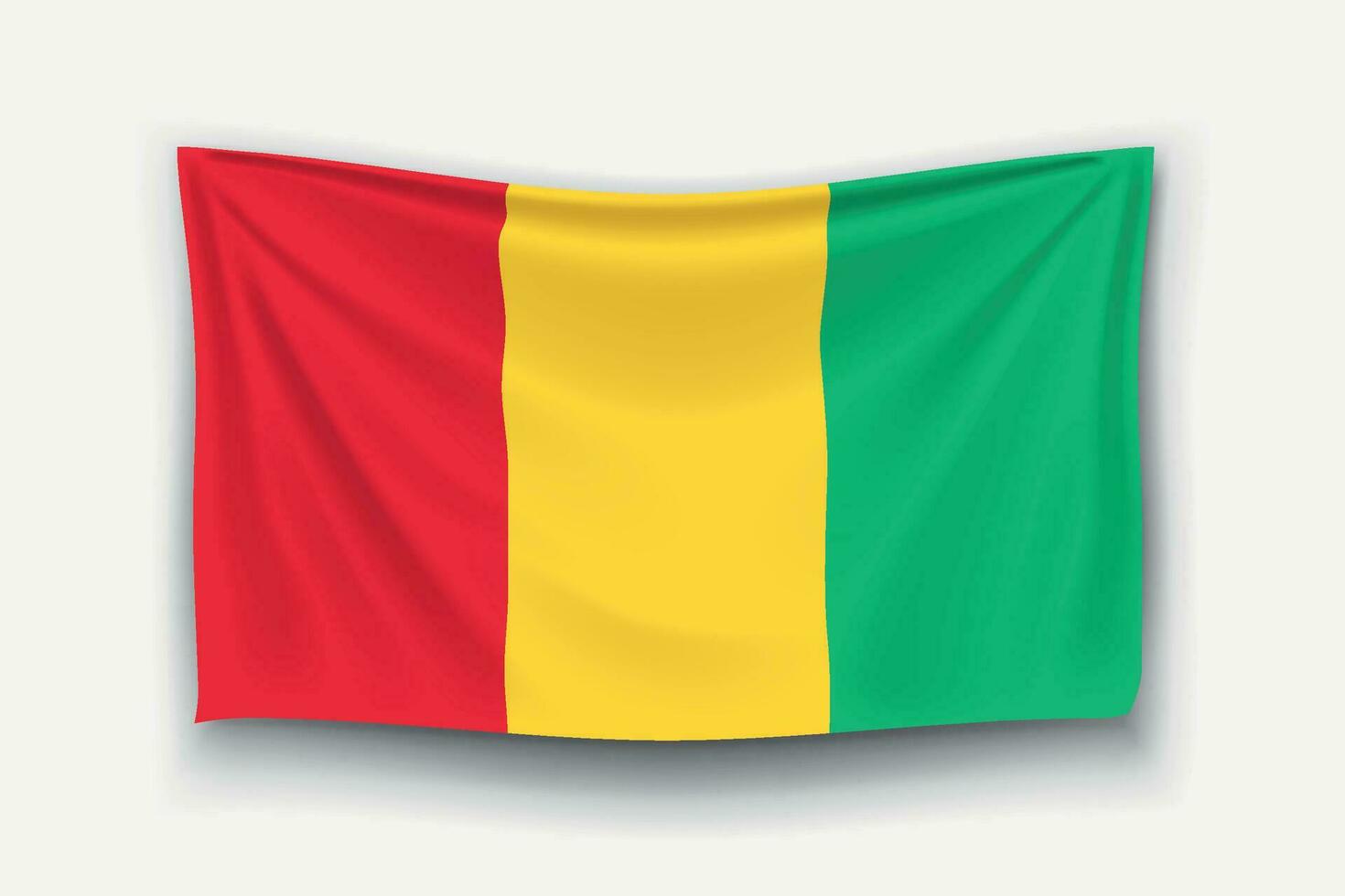 flag of guinea vector