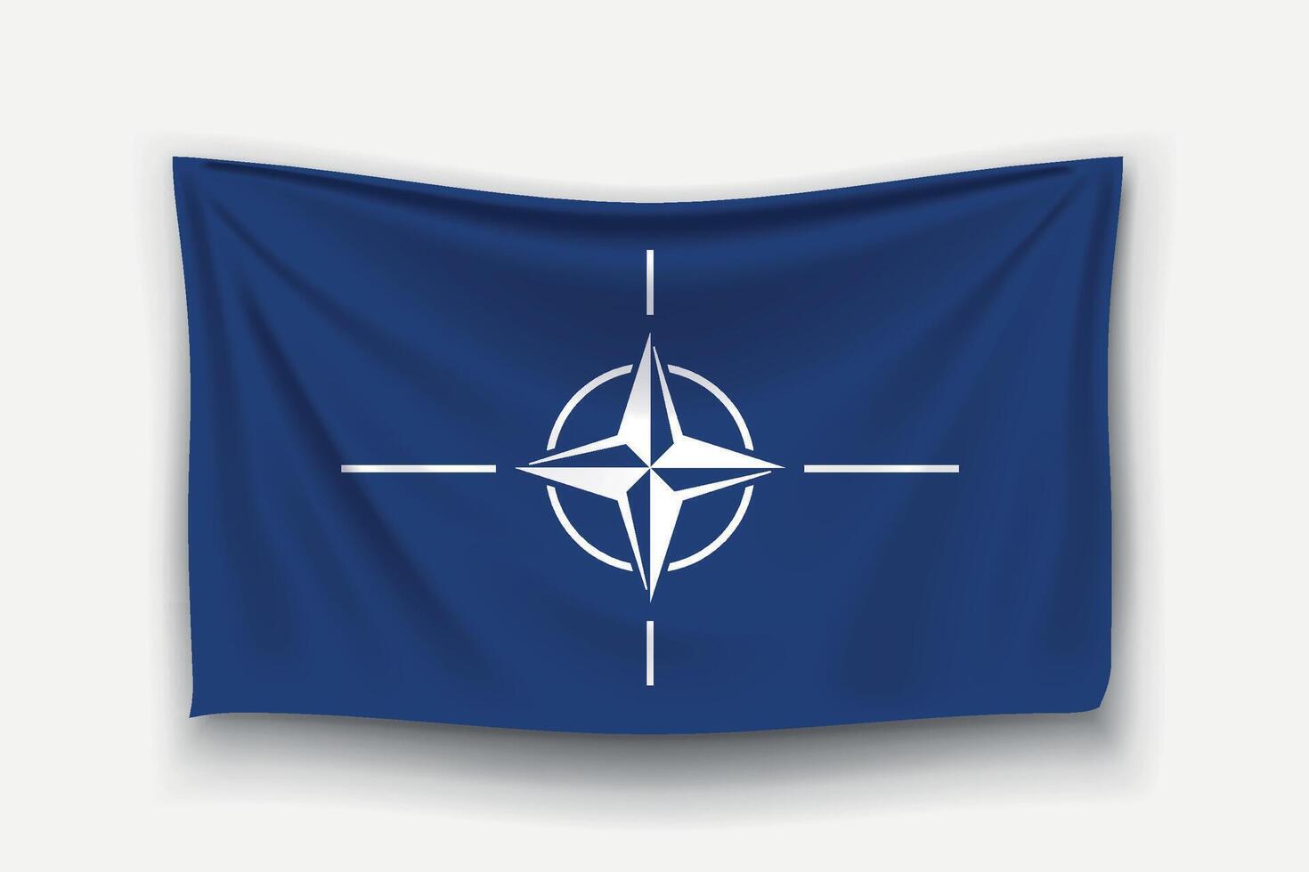 flag of nato vector