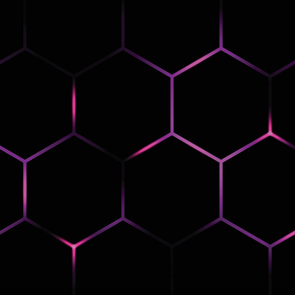 Hexagonal technology on background. vector