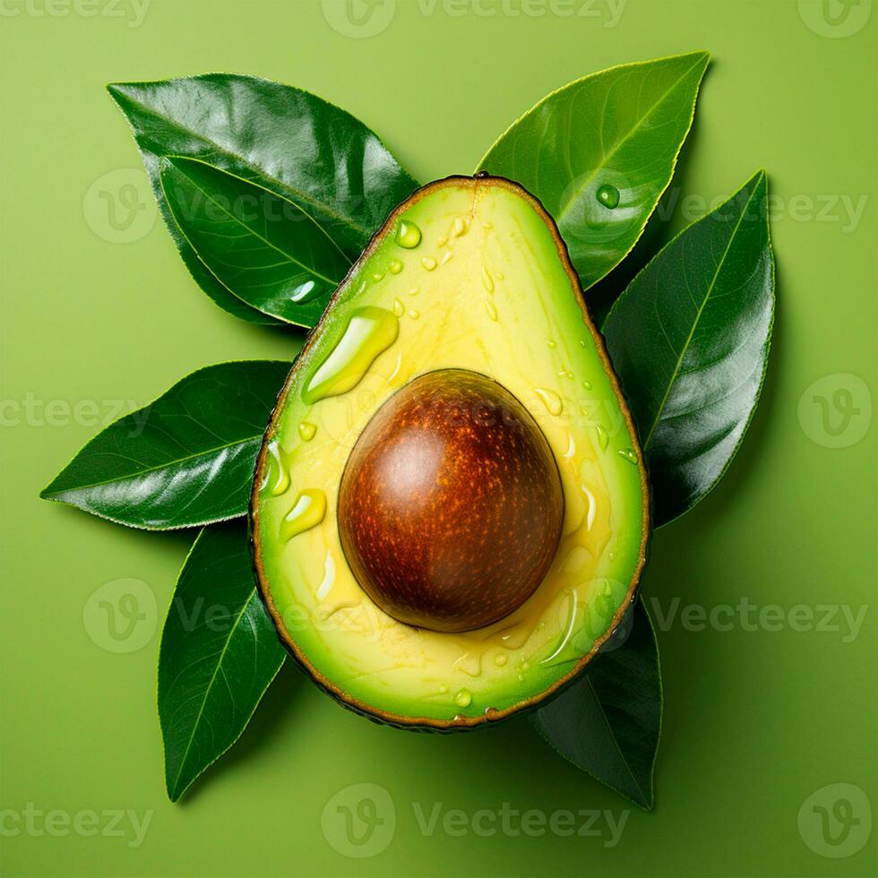 ai generado palta, ecológico alimento, sano alimento, aislado antecedentes - ai generado imagen foto