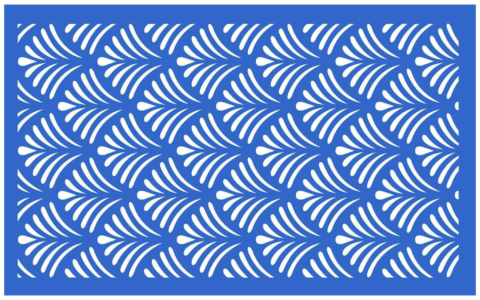 Decorative floral patterns, geometric template for cnc laser cutting vector