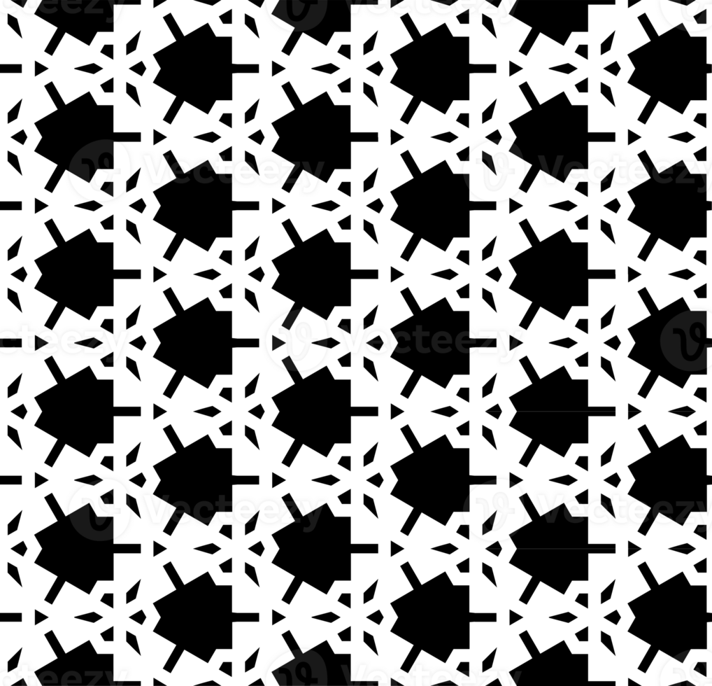 Black seamless abstract pattern. Overlay for background and backdrop. Ornamental design. PNG graphic illustration with transparent background.