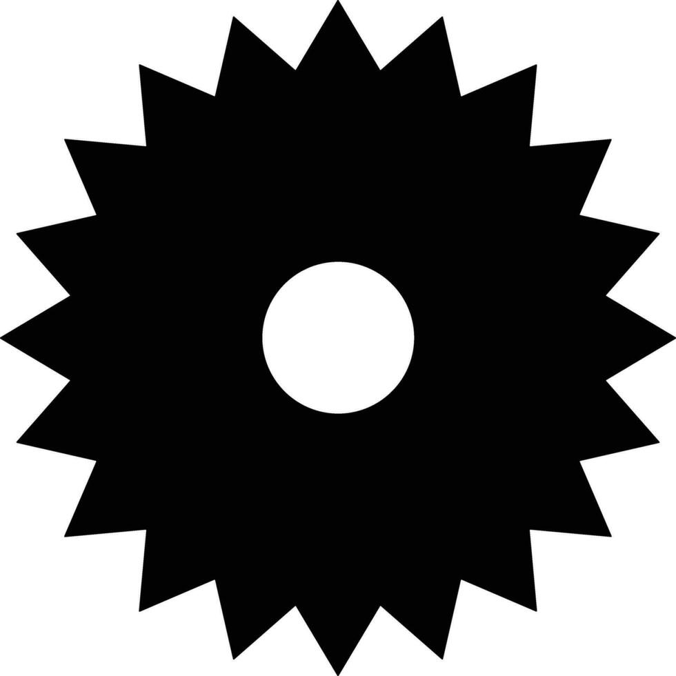 Gear setting symbol icon vector image. Illustration of the industrial wheel mechine mechanism design image