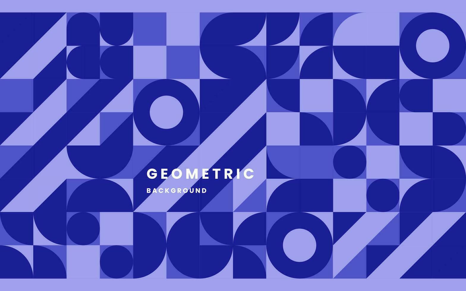 Abstract geometric background. blue neo geometric poster. Abstract trendy pattern of square and round shapes. Illustration vector 10 eps.