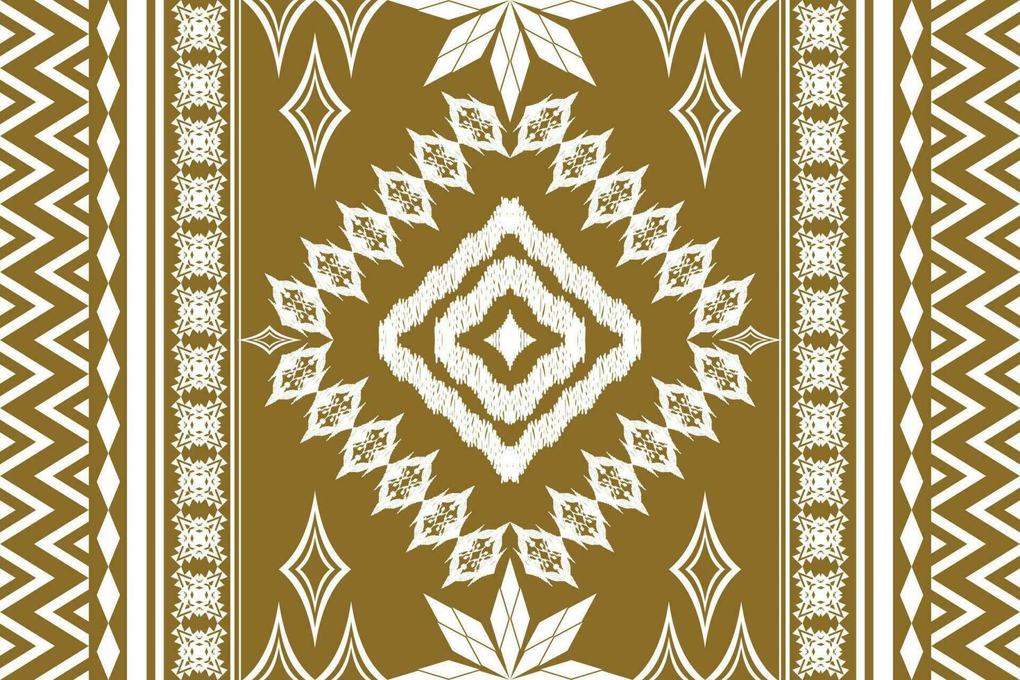Ikat ethnic aztec embroidery style.Figure Geometric oriental traditional art pattern.Design for ikat background,wallpaper,fashion,clothing,wrapping,fabric,element,sarong,graphic,vector illustration. vector