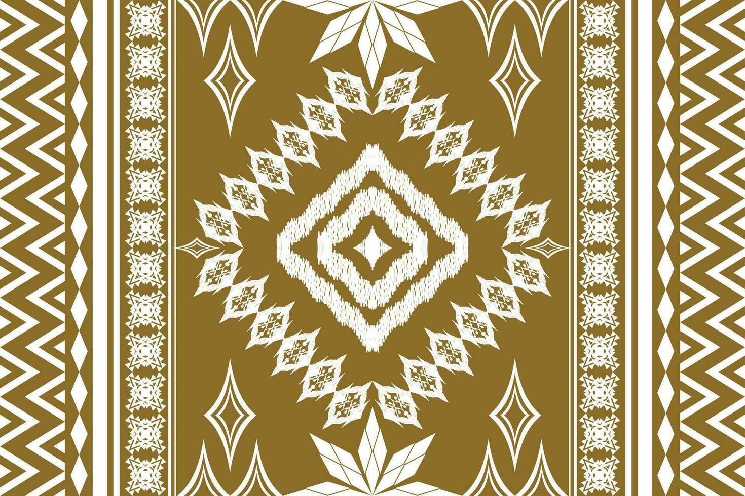 Ikat ethnic aztec embroidery style.Figure Geometric oriental traditional art pattern.Design for ikat background,wallpaper,fashion,clothing,wrapping,fabric,element,sarong,graphic,vector illustration. vector