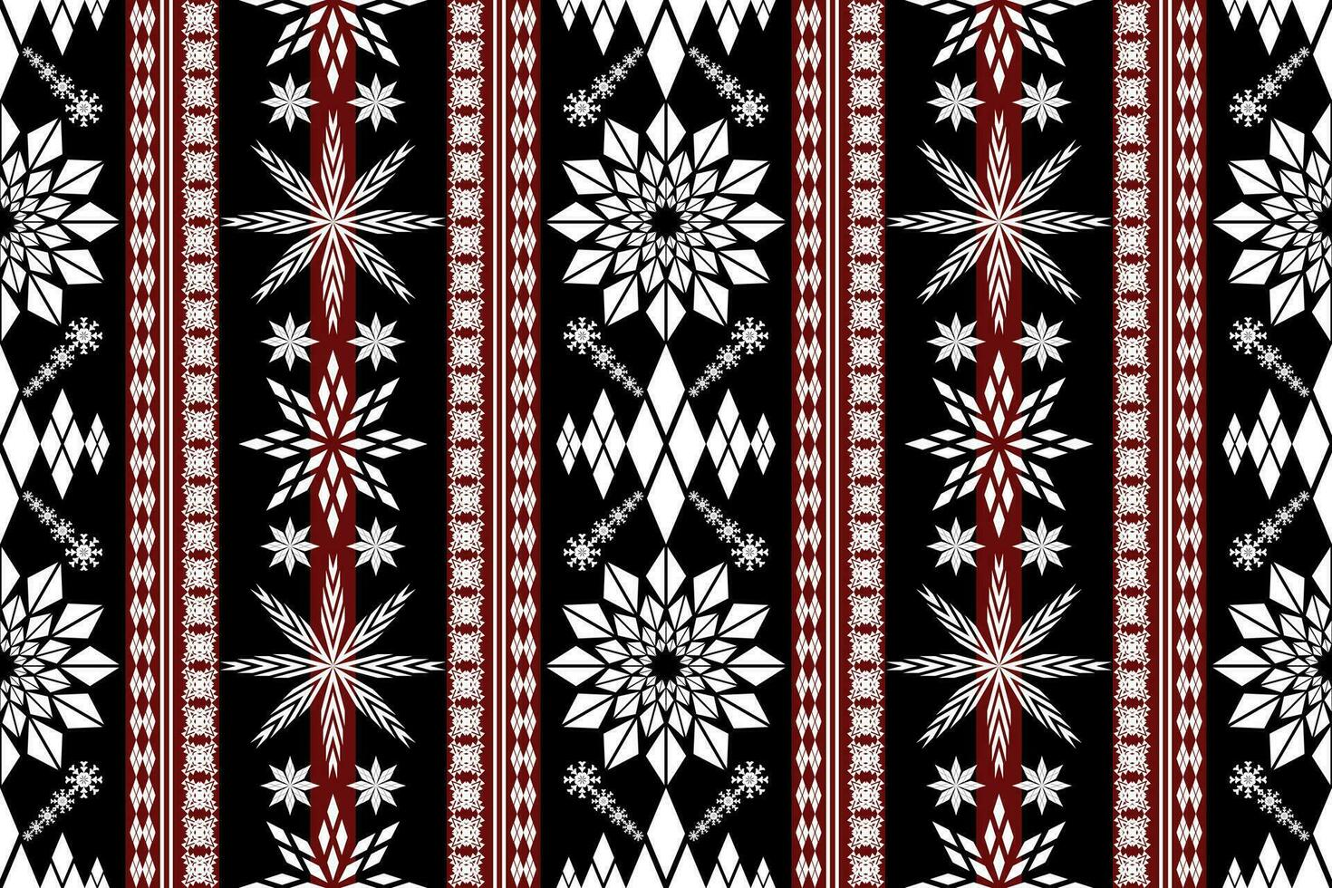 Ikat ethnic aztec embroidery style.Figure Geometric oriental traditional art pattern.Design for ikat background,wallpaper,fashion,clothing,wrapping,fabric,element,sarong,graphic,vector illustration. vector
