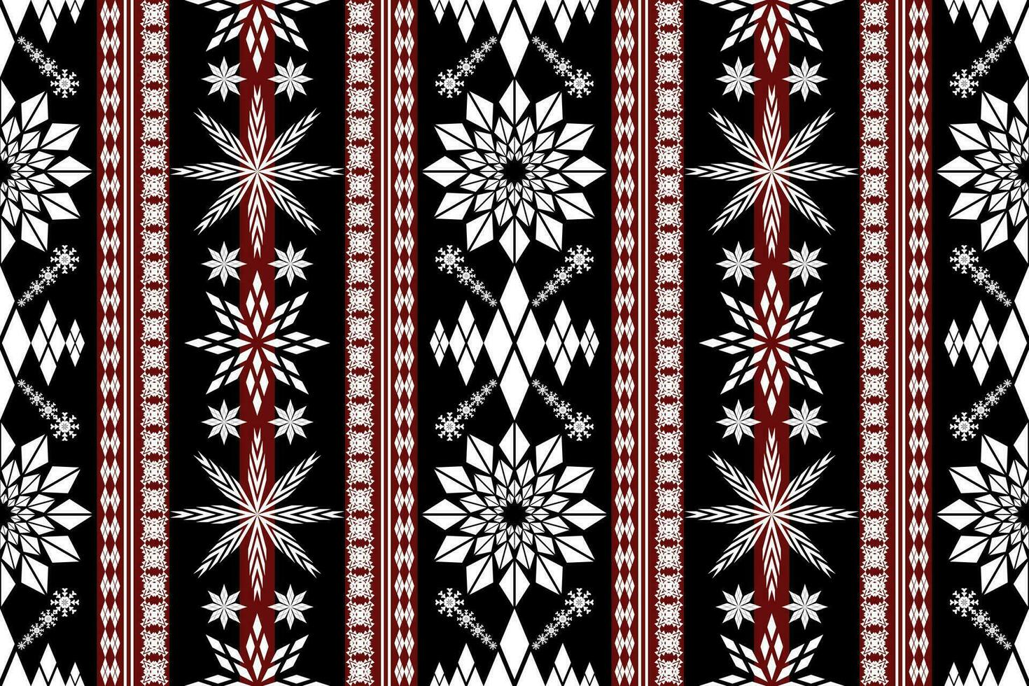 Ikat ethnic aztec embroidery style.Figure Geometric oriental traditional art pattern.Design for ikat background,wallpaper,fashion,clothing,wrapping,fabric,element,sarong,graphic,vector illustration. vector