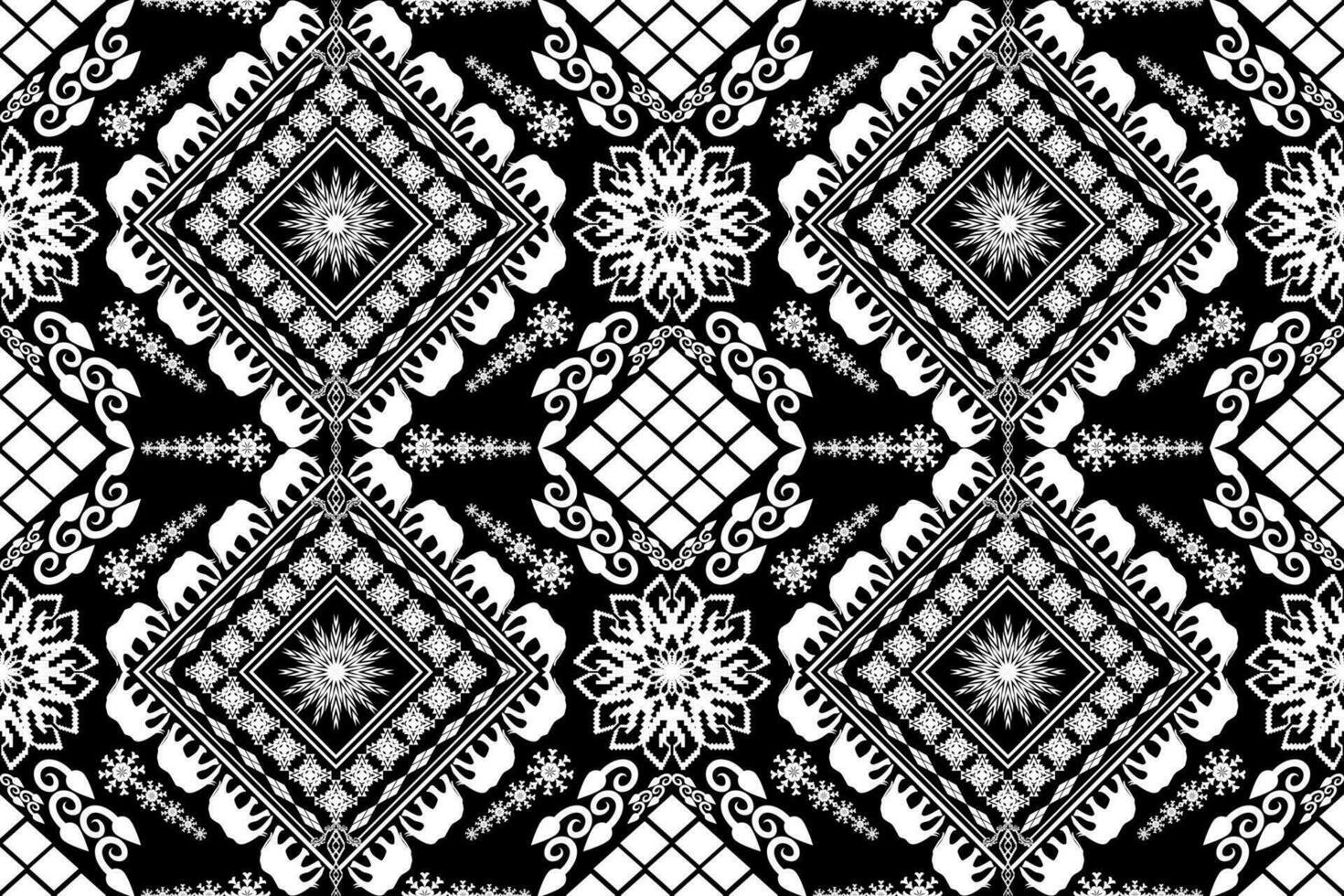 ikat étnico azteca bordado estilo.figura geométrico oriental tradicional Arte patrón de diseño para ikat fondo,fondo de pantalla,moda,ropa,envoltura,tela,elemento,pareo,gráfico,vector ilustración. vector