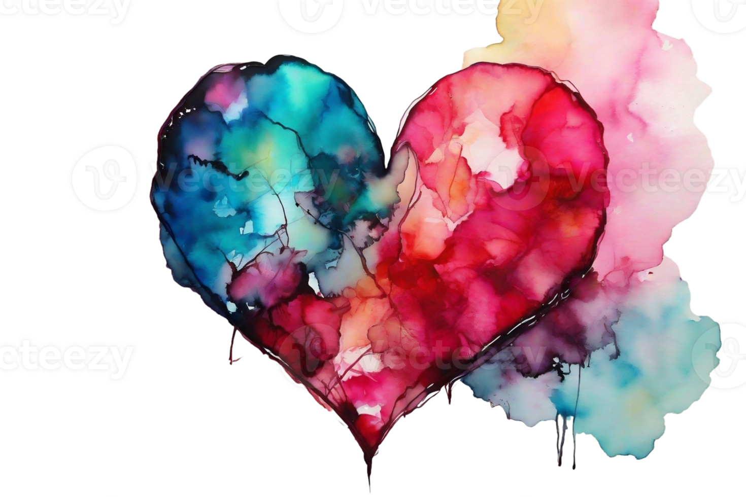 AI generated background with colorful fireworks for new year's eve png