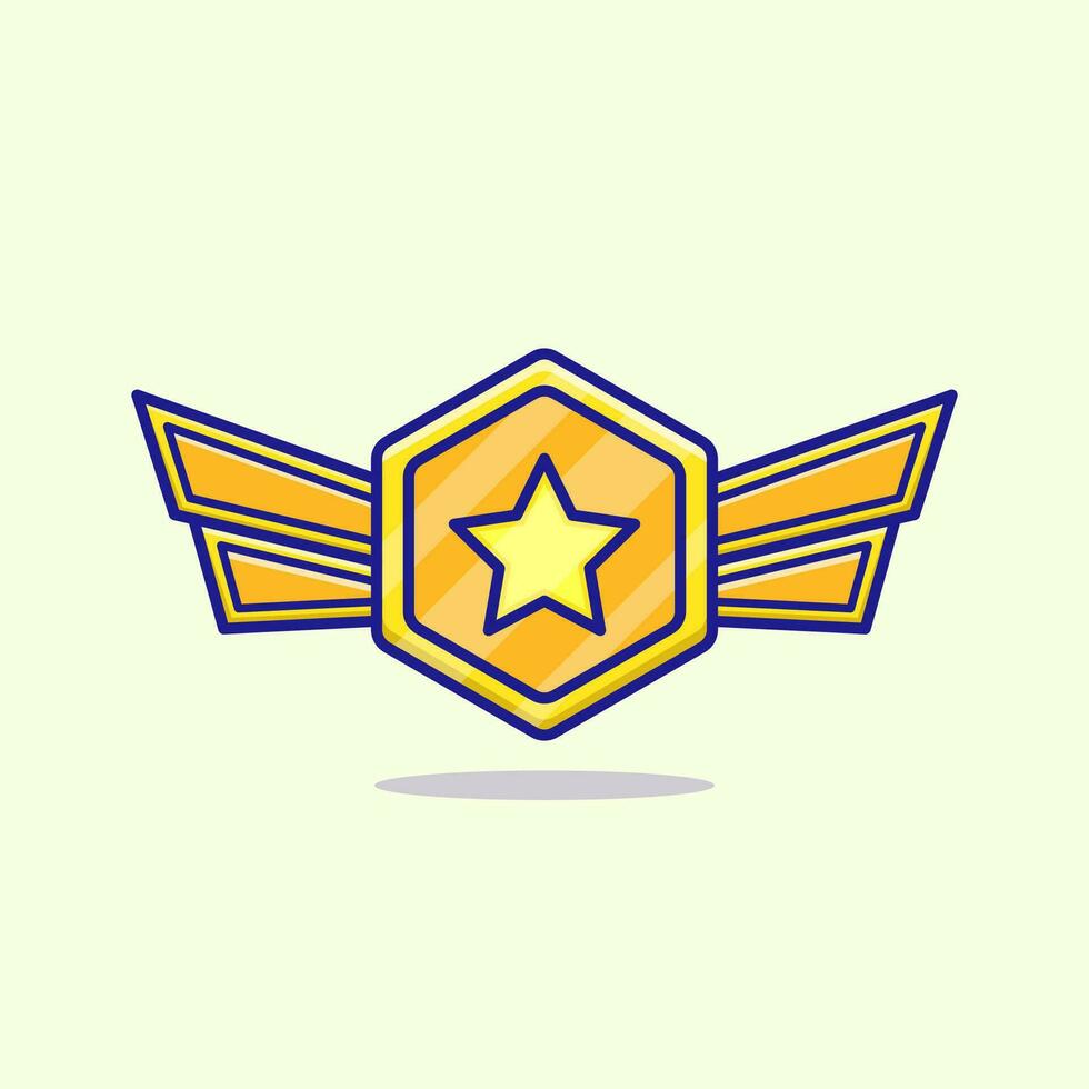 Level Up badge, game ranking badge vector