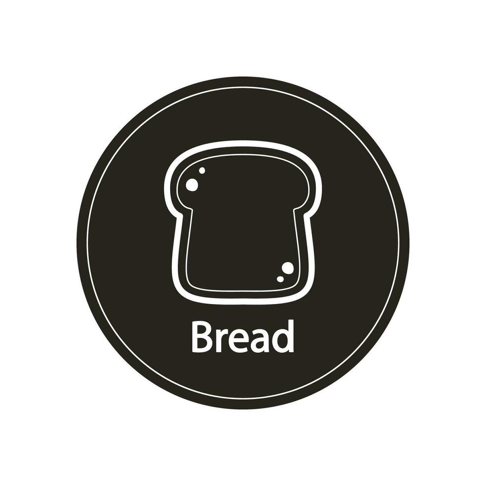 Bread vector. bread symbol. wallpaper. free space for text. bread logo design. vector
