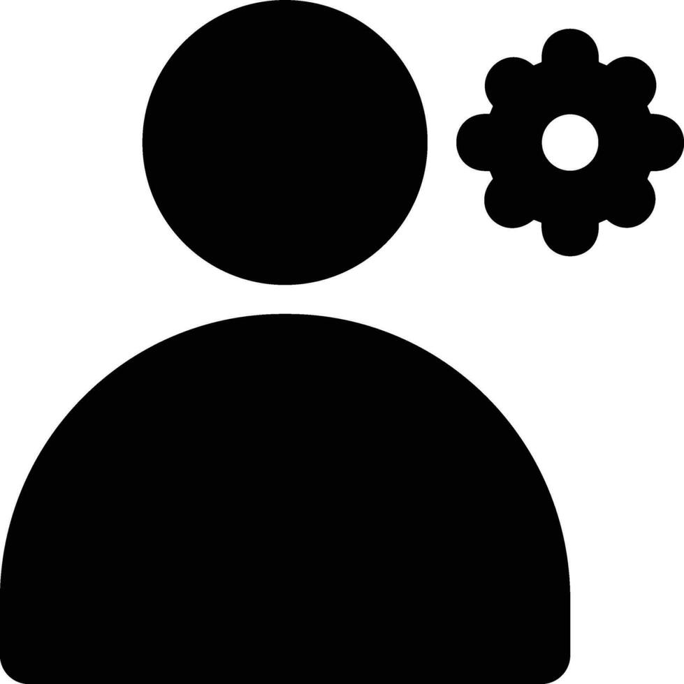 Gear setting symbol icon vector image. Illustration of the industrial wheel mechine mechanism design image