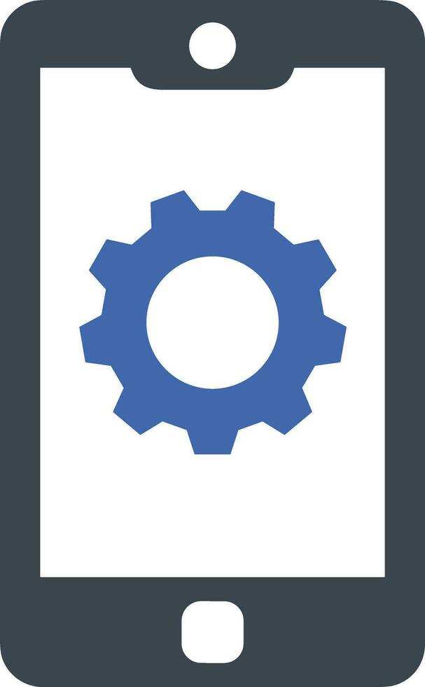 Gear setting symbol icon vector image. Illustration of the industrial wheel mechine mechanism design image