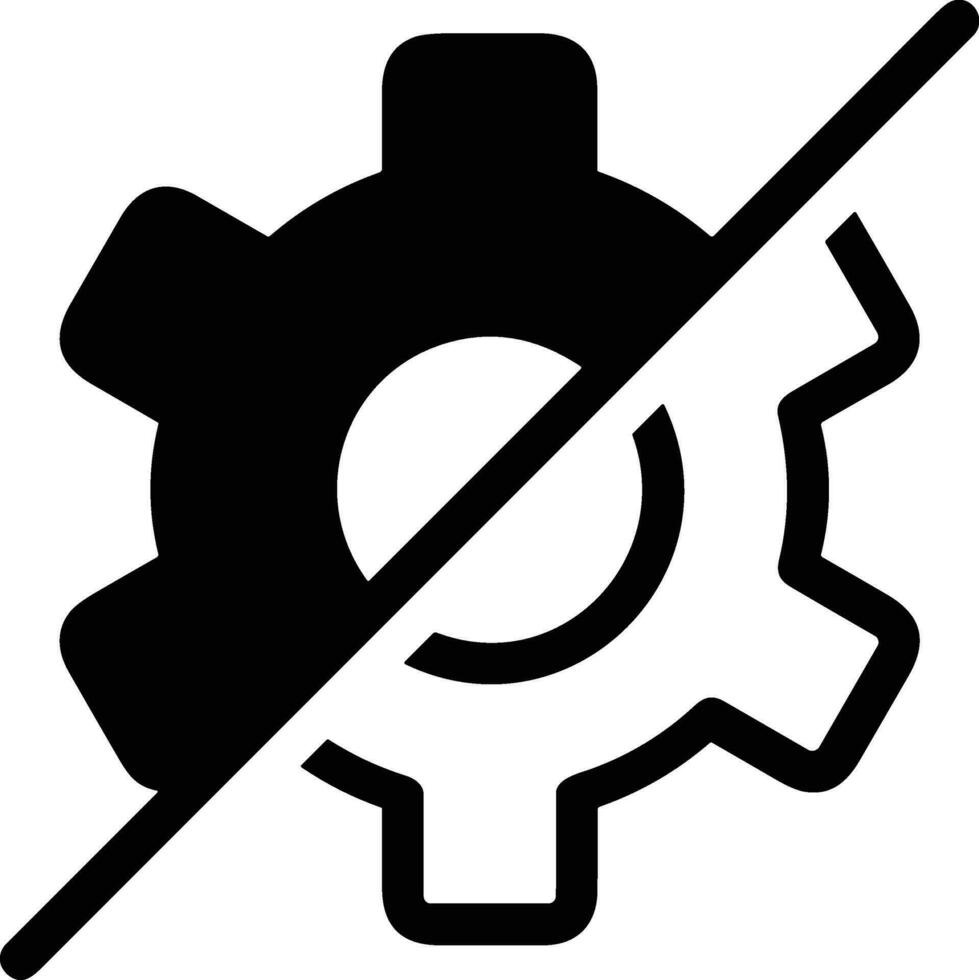 engranaje ajuste símbolo icono vector imagen. ilustración de el industrial rueda máquina mecanismo diseño imagen