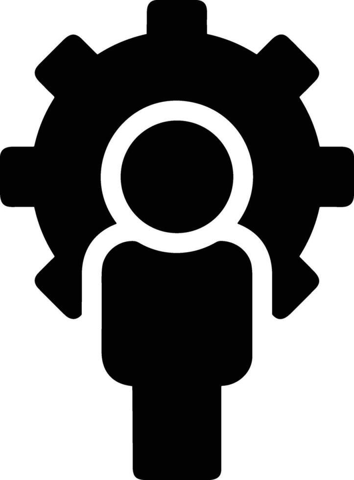 Gear setting symbol icon vector image. Illustration of the industrial wheel mechine mechanism design image