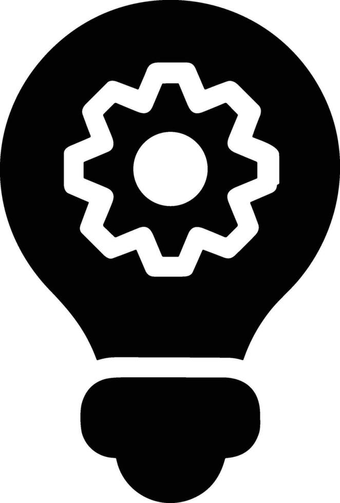 Gear setting symbol icon vector image. Illustration of the industrial wheel mechine mechanism design image