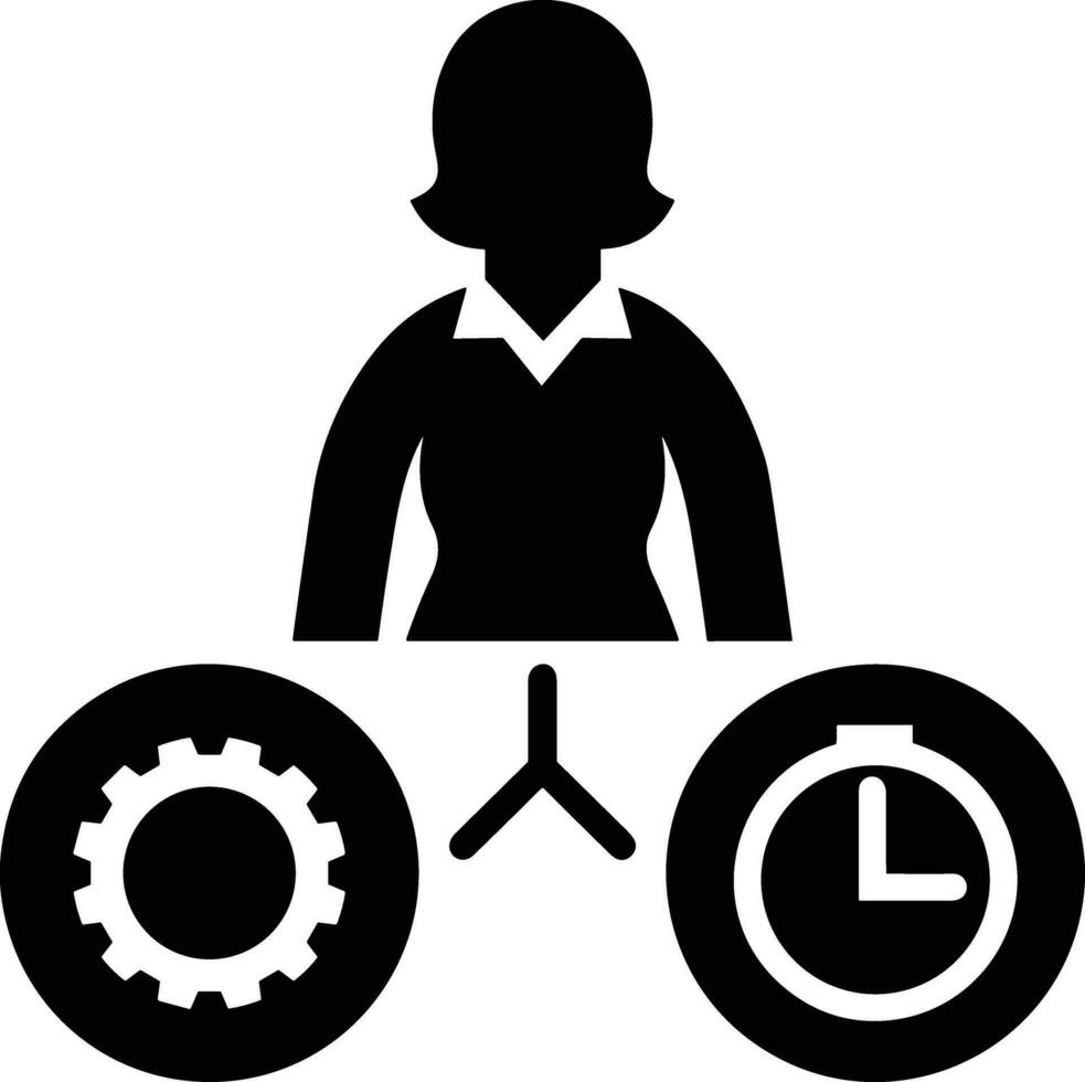 Gear setting symbol icon vector image. Illustration of the industrial wheel mechine mechanism design image