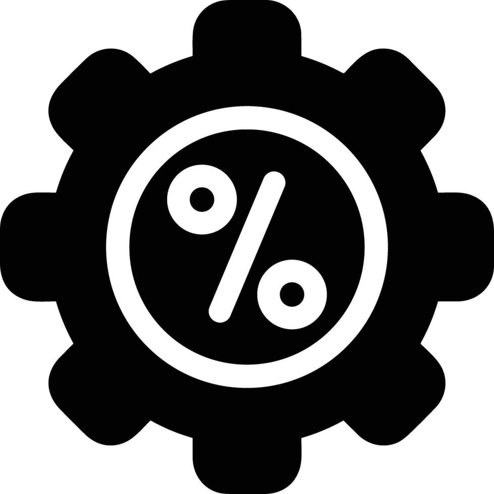 Gear setting symbol icon vector image. Illustration of the industrial wheel mechine mechanism design image