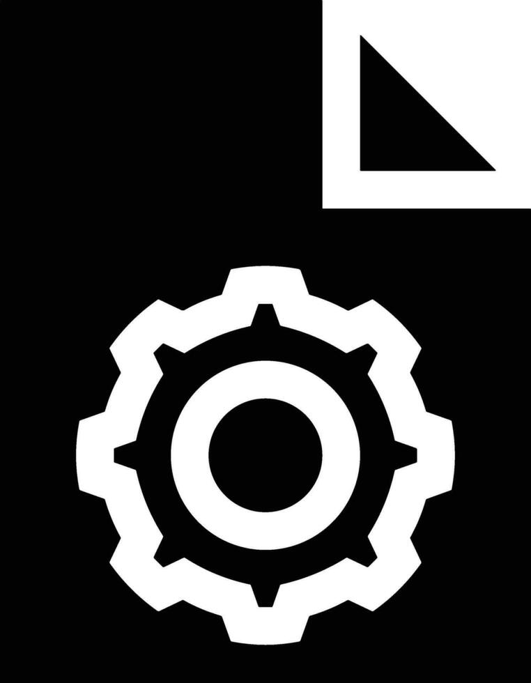 Gear setting symbol icon vector image. Illustration of the industrial wheel mechine mechanism design image