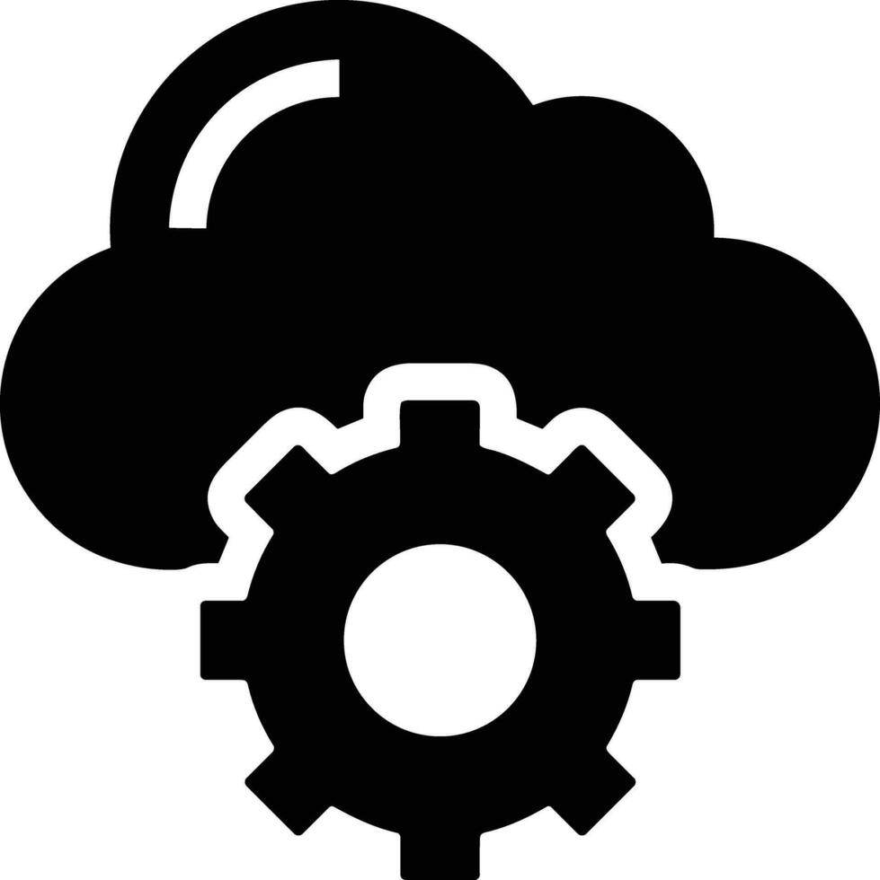 Gear setting symbol icon vector image. Illustration of the industrial wheel mechine mechanism design image