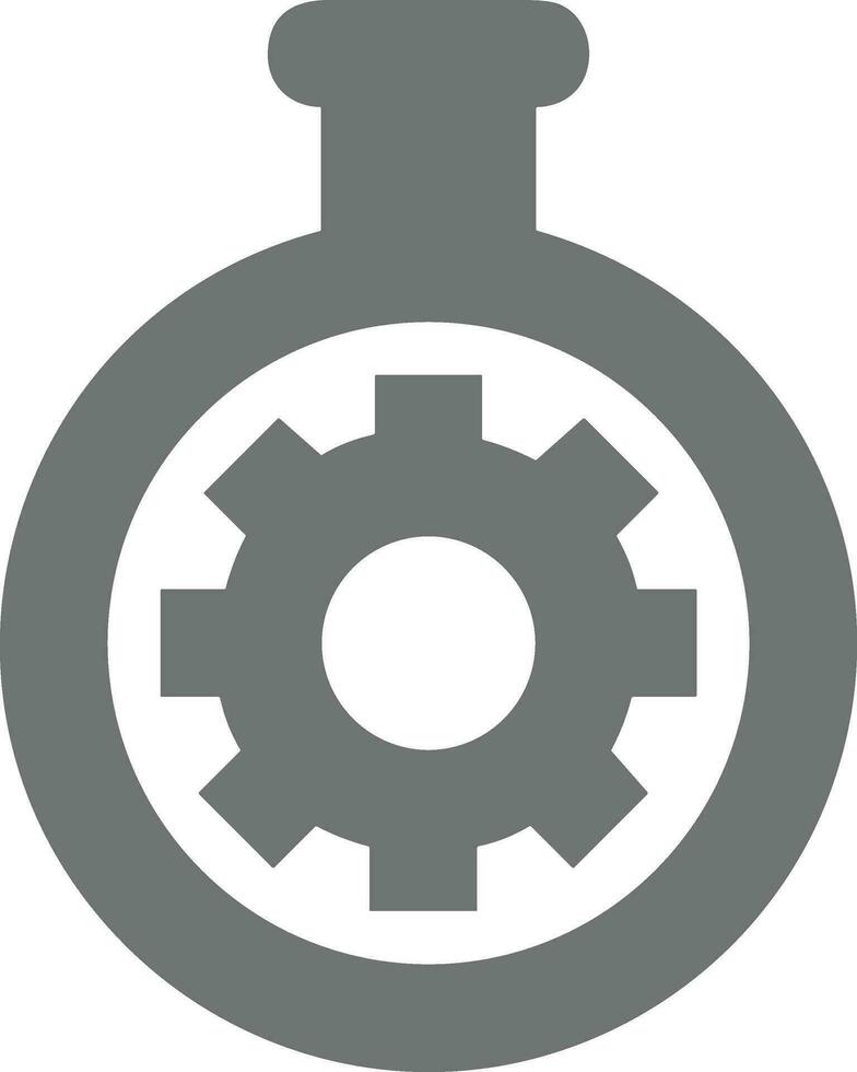 Gear setting symbol icon vector image. Illustration of the industrial wheel mechine mechanism design image