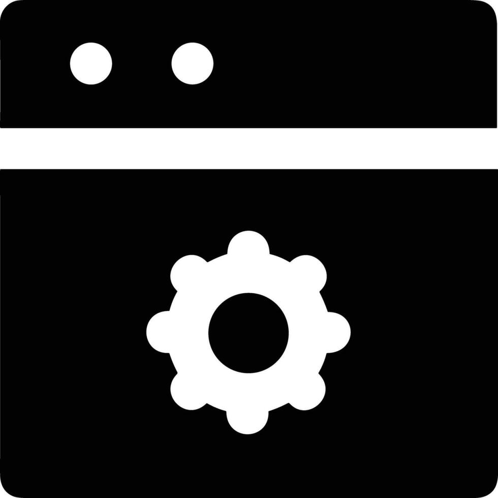 Gear setting symbol icon vector image. Illustration of the industrial wheel mechine mechanism design image